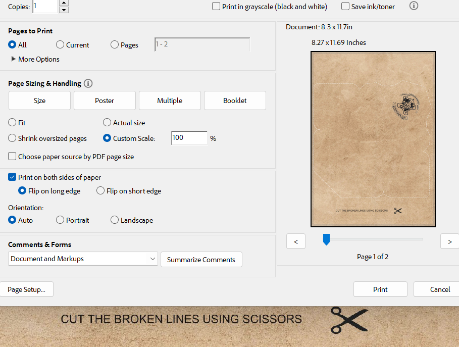 Hogwarts Acceptance Letter DIY Package